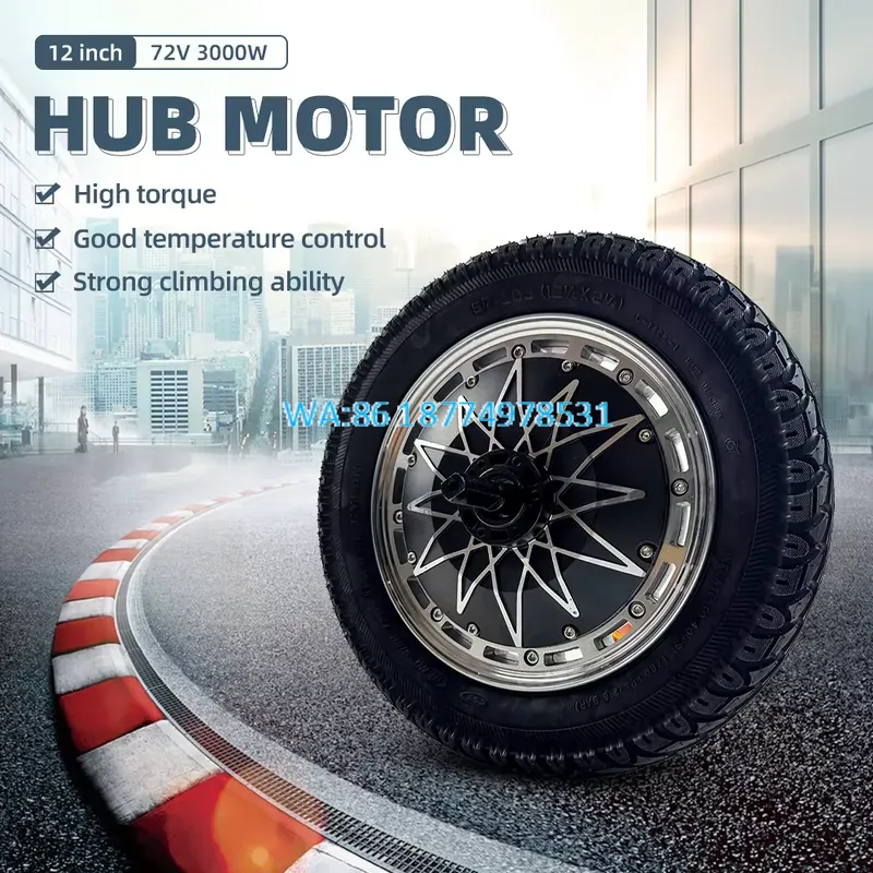 Wmwmnu voor 12 Inch Bldc Naafm - 72V 5000W Hub Motor Kit recensie en prijs